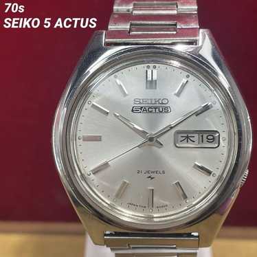 美品 70s SEIKO 5 アクタス SS 風防新品 メタリックカラー 腕時計 s-l400.jpg