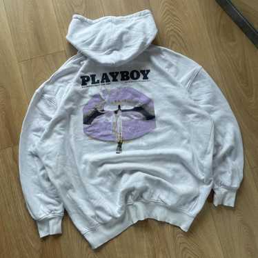 USA 00s アメリカ playboy フーディ パーカー スウェット Y2K Playboy パーカー00s マクブリング y2k 平成ギャル 英字プリント