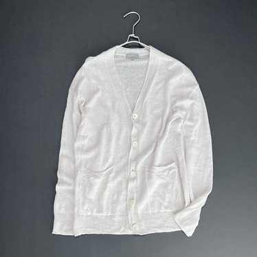 トップス MARGARET HOWELL 20SS Linen Cardigan-Gr/M Margaret howell linen cardigan - Gem