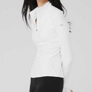 【alo yoga】アロソフト 1/2 ジップ プルオーバー Alosoft 1/2 Zip Rapid Pullover - Black | ALO