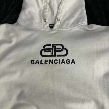 Balenciaga hoodie white - Gem