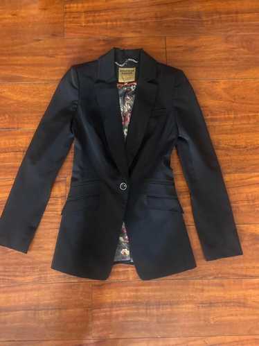 TED BAKER London Quilted Herringbone Full Zip Bomber Jacker