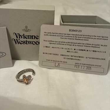Vivienne Westwood キングリング　シルバー×ブラック　S Vivienne Westwood Vintage Unisex Silver Plated Black Enamel