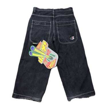 White Jnco jeans, small stain, barely | Depop