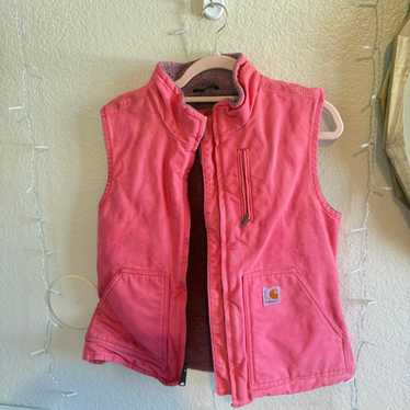 Sandstone Mock-Neck Vest/Sherpa-Lined | Carhartt Reworked