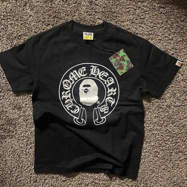 BAPE&CHROME HEARTS 黒 Tシャツ Mサイズ BAPE X Chrome Hearts T-Shirt Size - Small | eBay