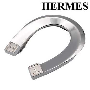 HERMES エルメス メタル ホースシュー マネークリップ エルメスホースシュー マネークリップ シルバー金具 メンズ