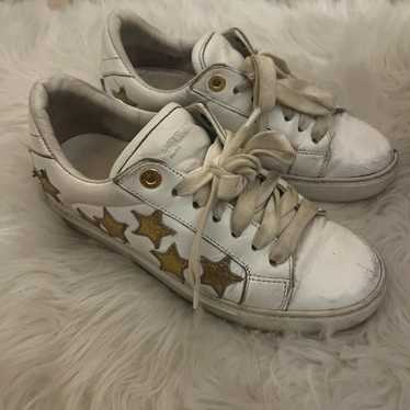 スニーカー ZADIG  VOLTAIRE Women Sneakers SWSN01582 700 GOLD Women's Gold Leather Low Sneakers | Zadig&Voltaire