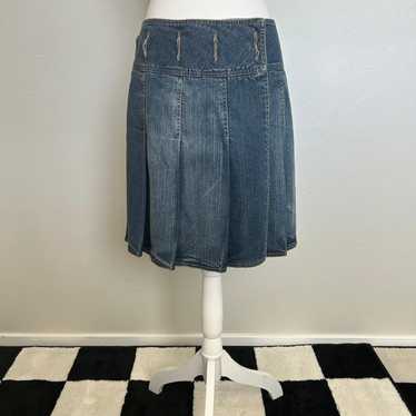 スカート BURBERRY COTTON DENIM SKIRT Burberry Denim Trumpet Maxi Skirt | Neiman Marcus