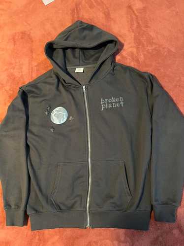 Broken planet zip up - Gem