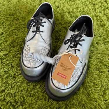 silver doc martens mens