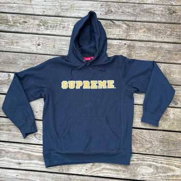 Supreme hoodie navy - Gem
