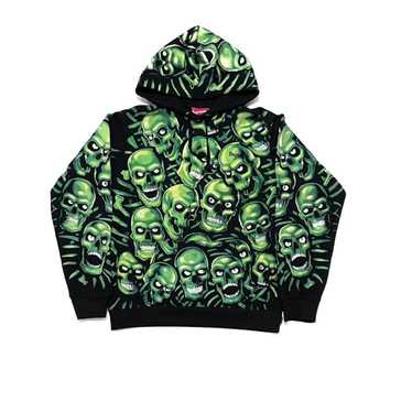パーカー・フーディ Supreme Skull Pile Hooded Sweatshirt Green SS 18 WEEK 1 Supreme Skull Hoodie | eBay