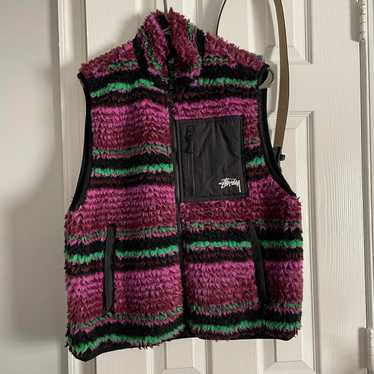 Stussy mens striped sherpa - Gem