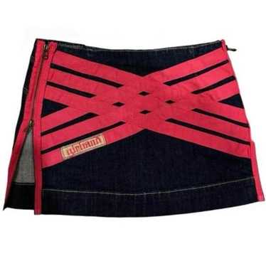 スカート 00s MARITHE FRANCOIS GIRBAUD FringeSkirt Marithe francois girbaud skirt - Gem