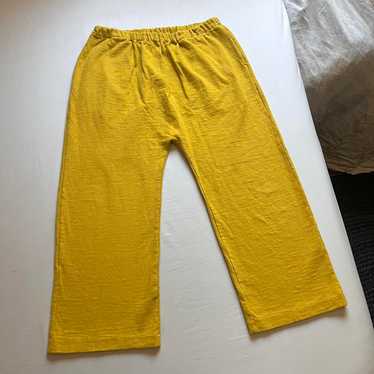 LAUREN MANOOGIAN / リネンパンツ Lauren Manoogian Linen ''Site'' Trousers in Natural | Santa