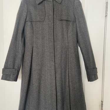 コート Max Mara Overcoat Max Mara Pure Wool Single Breasted Overcoat Coat GB 12 US 10