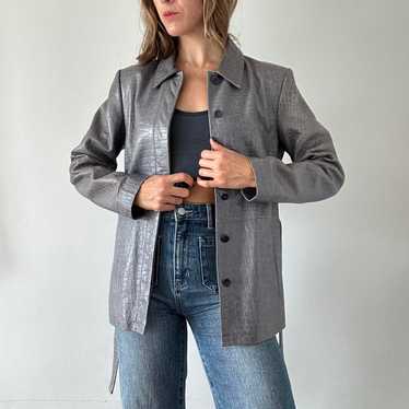 Dana buchman leather jacket - Gem