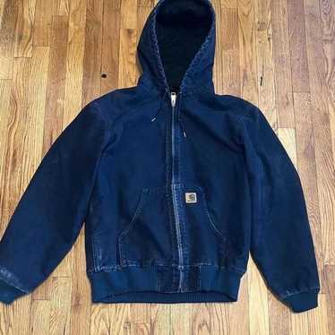 Carhartt 00'S CARHARTT ACTIVE JACKET J130 NAVY MEDIUM