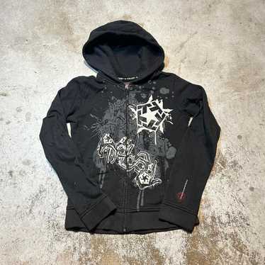 トップス Tribal Zip Up Hooded Sweatshirt 1-29-25-