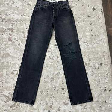 デニム・ジーパン RE DONE Women Denim Pants 93105 16603WRIDJEN 91794 Black Women's Re/Done Jeans & Denim | Nordstrom