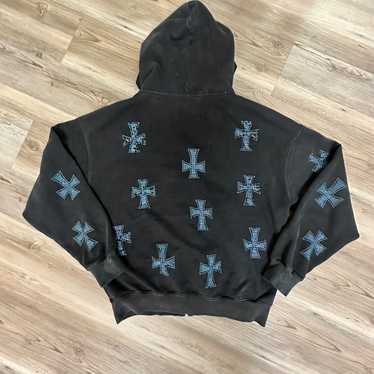 Supreme rhinestone hoodie - Gem