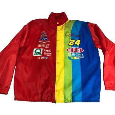 DuPont Motorsports ジャケット XL Men's Jeff Gordon JH Design Red DuPont Twill Driver Uniform