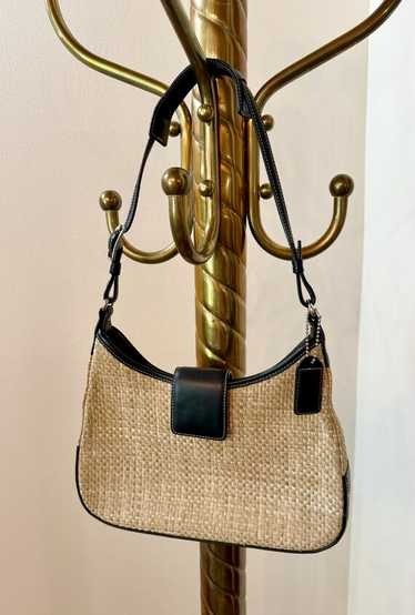 Coach straw shoulder bag - Gem