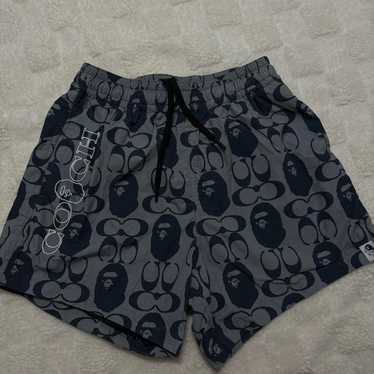 BAPE x Coach Shorts Navy サイズＬ BAPE x Coach Shorts Navy サイズL