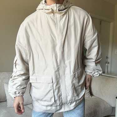 ALO yoga ホワイト フード付きウィンドブレーカー Alo yoga windbreaker - Gem