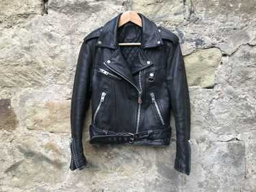 JOFAMA ヴィンテージライダースジャケット　レディース７号 JOFAMA black leather jacket vintage size 42 unisex women