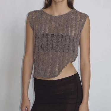 Paloma Knit Cropped Tank ブラック　フリーサイズ Knit Cropped Tank – Paloma