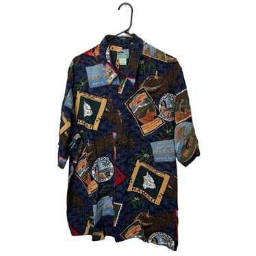 Kona Coffee Short Sleeve Shirt S Size Navy | eBay