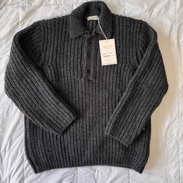 トップス Our Legacy Knitted Sweater 46 Our Legacy - Big Cardigan Funky Blue Acrylic