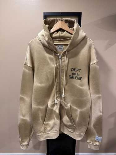 【GALLERY DEPT.】コラージュフーディ GALLERY DEPT. FRENCH ZIP HOODIE | LIME GREEN