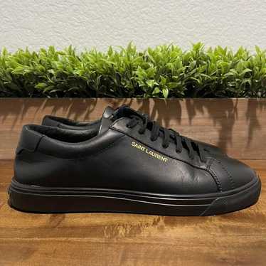 SAINT LAURENT ANDY レザースニーカー_BLACK SAINT LAURENT ANDY レザースニーカー_BLACK (Saint Laurent