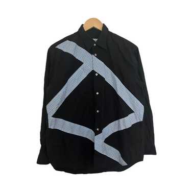 masaki matsushima シャツジャケット　00s MASAKI MATSUSHIMA(マサキマツシマ) 00's Painted striped shirt