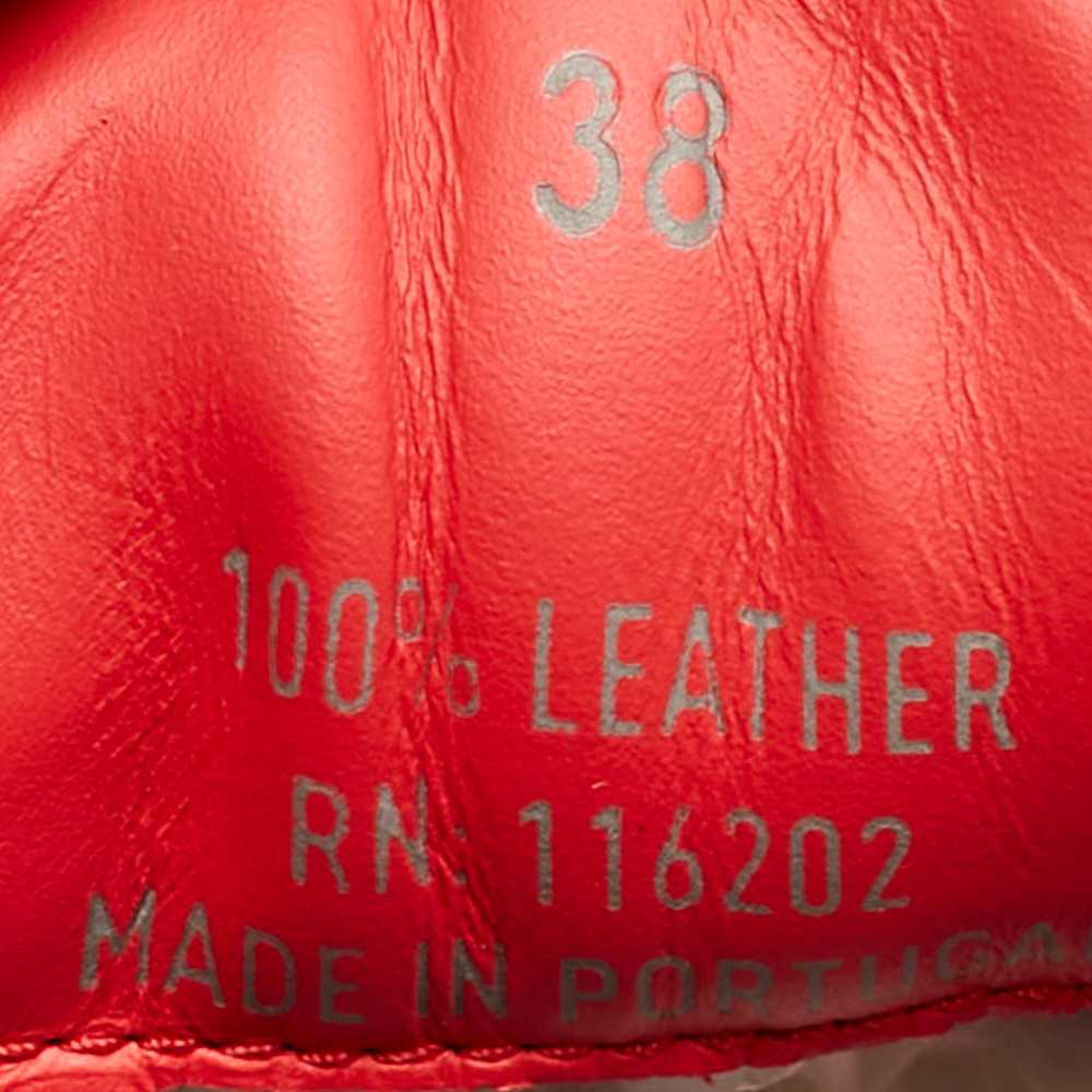 Zadig & Voltaire Black/Red Python Embossed and Le… - image 9