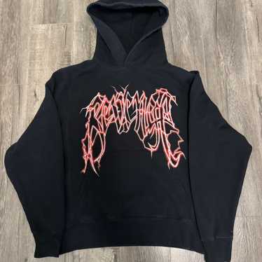 Revenge black hoodie lightning - Gem