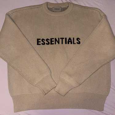 正規品 ESSENTIALS KNIT SWEATER Fear of God ESSENTIALS Knitted Sweat Black | END. (US)