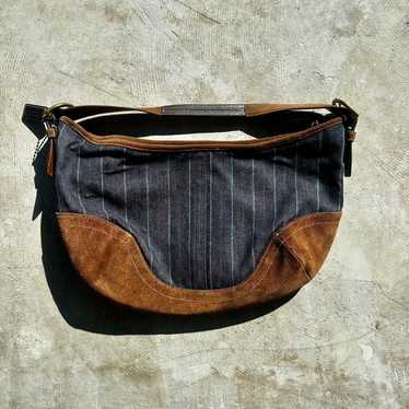 COACH Soho Demi Flap Suede Shoulder Bag | eBay