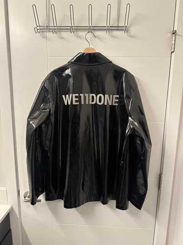 【関税込み】We11done ブラック Stadium ボンバージャケット Black Stadium Bomber Jacket by We11done on Sale
