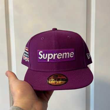 ♯442 シュプリーム ニューエラ キャップ パープル Supreme new era hat - Gem