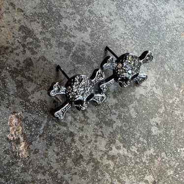 小物 vivienne westwood cashmere skull design Vivienne Westwood Necklace Rhinestone Skull Silver w