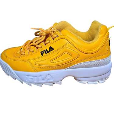 No.867 FILA スモーキーYELLOWのプリーツ☆新品☆XL☆ 3rm01754-732_main.jpg