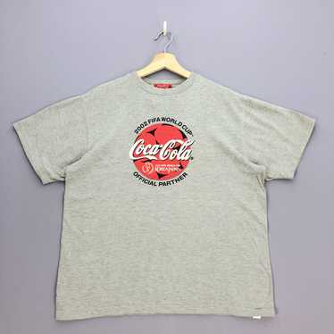 Coca-Cola 2002 FIFAワールドカップ ゲームシャツ　半袖Lサイズ Coca-Cola 2002 FIFAワールドカップ ゲームシャツ 半袖Lサイズ