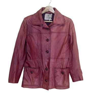1980s gucci leather jacket - Gem