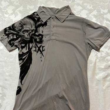 Y2k affliction polo - Gem