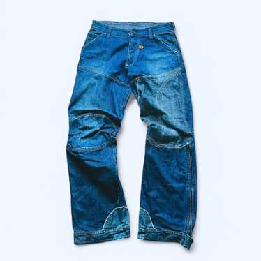ジースター　elwood skinny29 スプラッシュペイント G-STAR RAW RAW（ジースター ロウ） G-STAR ELWOOD 3D ZIP KNEE