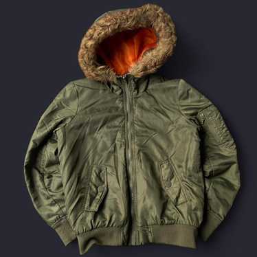 N2b hooded flight jacket - Gem